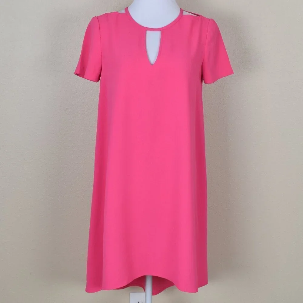 Trina Turk Floramaria Dress Pink - 4 - Picture 7 of 11